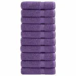 Prosoape de mâini premium SOLUND 10buc. violet 50x100 cm 600gsm GartenMobel Dekor