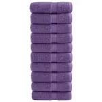 Prosoape oaspeți premium SOLUND 10 buc violet 30x50 cm 600 gsm GartenMobel Dekor