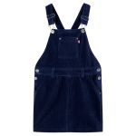 Rochie salopetă pentru copii, velur, bleumarin, 104 GartenMobel Dekor