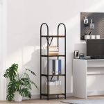 Raft pentru cărți Stejar afumat 40 x 30 x 146 cm Lemn compozit GartenMobel Dekor