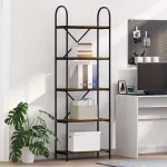 Raft pentru cărți Stejar afumat 60 x 30 x 183 cm Lemn compozit GartenMobel Dekor