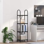 Raft pentru cărți Stejar negru 40 x 30 x 146 cm Lemn compozit GartenMobel Dekor