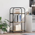 Raft pentru cărți Stejar sonoma 60 x 30 x 109 cm Lemn compozit GartenMobel Dekor