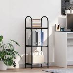 Raft pentru cărți sonoma gri 40 x 30 x 109 cm Lemn compozit GartenMobel Dekor