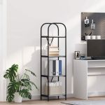 Raft pentru cărți sonoma gri 40 x 30 x 146 cm Lemn compozit GartenMobel Dekor