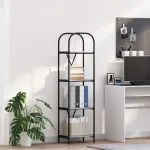 Raft pentru cărți sonoma gri 40 x 30 x 146 cm Lemn compozit GartenMobel Dekor