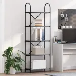 Raft pentru cărți sonoma gri 60 x 30 x 183 cm Lemn compozit GartenMobel Dekor