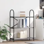 Raft pentru cărți sonoma gri 80 x 30 x 109 cm Lemn compozit GartenMobel Dekor