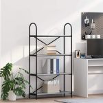 Raft pentru cărți sonoma gri 80 x 30 x 146 cm Lemn compozit GartenMobel Dekor