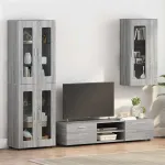 Cabinet suspendat sonoma gri 55 x 29 x 100 cm Lemn compozit GartenMobel Dekor