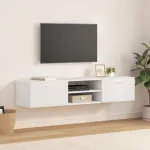 Dulap din Lemn cu sertar Alb 150 x 39 x 30 cm Lemn compozit GartenMobel Dekor