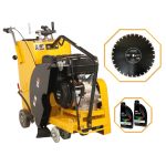 Pachet Masalta MF20-3 Taietor beton, asfalt 500mm, Robin EX40, benzina + URBAN CUT disc diamantat 500x3.6x10x25.4mm + 2L PRO 10W-30 ulei motor ProAdvanced PowerfulTools