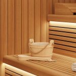 Căldare pentru Sauna 2 pcs Maro Lemn de pin solid și cânepă GartenMobel Dekor