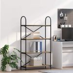 Raft pentru cărți stejar artizanal 80 x 30 x 146 cm GartenMobel Dekor