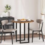 Placă de masă Stejar afumat 80 x 80 x 1.5 cm Lemn compozit GartenMobel Dekor