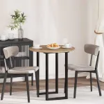 Placă de masă stejar artizanal 70 x 70 x 1.5 cm Lemn compozit GartenMobel Dekor