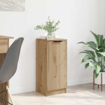 Bufet stejar artizanal 30 x 30 x 70 cm Lemn compozit GartenMobel Dekor