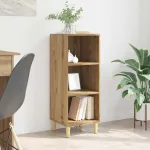 Bufet stejar artizanal 32.5 x 34.5 x 90 cm Lemn compozit GartenMobel Dekor