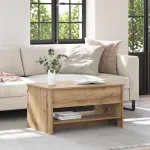 Masă de cafea Stejar Artizanal 80 x 50,5 x 41,5 cm GartenMobel Dekor