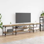 Cabinet TV Stejar Artizanal 201 x 35 x 45 cm GartenMobel Dekor