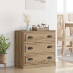 Bufet Stejar Artizanal 70 x 35,5 x 67,5 cm Lemn compozit GartenMobel Dekor