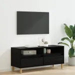 Cabinet TV Stejar Negru 100 x 34,5 x 44,5 cm Lemn compozit GartenMobel Dekor