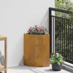 Ghiveci de colț Ruginit 30 x 30 x 50 cm GartenMobel Dekor