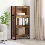 Dulap pentru cărți Lemn Vechi 80 x 30 x 155 cm Lemn compozit GartenMobel Dekor