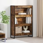 Dulap pentru cărți Stejar fumuriu 80 x 30 x 155 cm GartenMobel Dekor