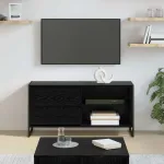 Cabinet TV Stejar Negru 100 x 36 x 49,5 cm Lemn compozit GartenMobel Dekor