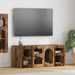 Cabinet TV Lemn vechi 100 x 35 x 40 cm Lemn compozit GartenMobel Dekor