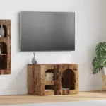 Cabinet TV Lemn vechi 60 x 35 x 40 cm Lemn compozit GartenMobel Dekor