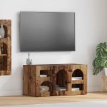 Cabinet TV Lemn vechi 80 x 35 x 40 cm Lemn compozit GartenMobel Dekor