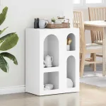 Bufet Alb 59 x 35 x 80.5 cm Lemn compozit GartenMobel Dekor