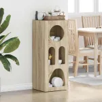 Bufet Stejar Sonoma 40 x 35 x 100.5 cm Lemn compozit GartenMobel Dekor