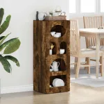 Bufet Stejar fumuriu 40 x 35 x 100,5 cm Lemn compozit GartenMobel Dekor