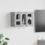 Dulap suspendat Gri Sonoma 60 x 20 x 40 cm Lemn compozit GartenMobel Dekor