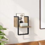 Raft de perete Stejar artizanal 20 x 25 x 30 cm Lemn compozit GartenMobel Dekor