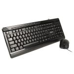 Kit tastatura wired Spacer SPOK-WD-02 USB cu Mouse Negru NewTechnology Media