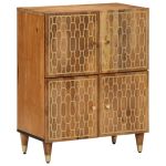 Dulap lateral, 60x33x75 cm, lemn masiv de mango GartenMobel Dekor