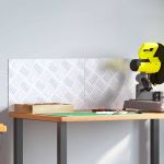 Plăci cu tablouri 2 pcs Argintiu 50 x 30 cm Aluminiu GartenMobel Dekor