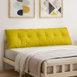 Perna pentru spate Galben 180 x 50 cm Țesătură din corduroy GartenMobel Dekor