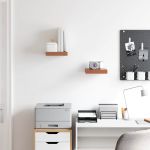 Raft de perete 2 pcs Roșu 23 x 23,5 x 4 cm Lemn compozit GartenMobel Dekor