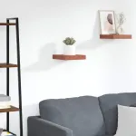 Raft de perete Pe perete Roșu 23 x 23,5 x 4 cm Lemn compozit GartenMobel Dekor