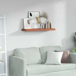 Raft de perete Pe perete Roșu 90 x 23,5 x 4 cm Lemn compozit GartenMobel Dekor