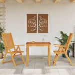 Set mobilier de grădină, 3 piese, 85x85x74 cm, lemn masiv de acacia GartenMobel Dekor