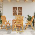 Set mobilier de grădină, 5 piese, 85x85x74 cm, lemn masiv de acacia GartenMobel Dekor