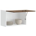 Dulap de bucătărie "Kalmar" din lemn de stejar maro GartenMobel Dekor