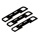 Set adaos-uri inchizator yala, negru - ELECTRA SET.235N.INC SafetyGuard Surveillance