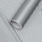 Folie colantare auto Carbon 3D - Argintiu (3m x 1,27m) FAVLine Selection